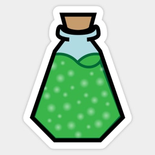 DIY Single Green Potion or Poison for Tabletop Board Games (Style 4) Sticker